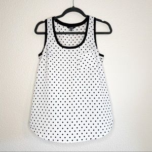 Black & White Polka Dot Tank